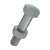 ISO 4016 (DIN 601) - FN 998 - 4.6, feuerverzinkt - Hexagon head bolts with shank