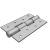 HGTBWD - 弹簧合页 平型圆孔错位型/锥孔型/偏置锥孔型