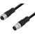 M12, series 876, Automation Technology - Data Transmission - connection cable male cable connector - female cable connector