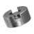 BN 531 - Slotted round nuts (~DIN 546), brass, nickel plated