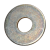 BN 730 - Flat washers without chamfer (DIN 9021; ~ISO 7093), steel, zinc plated yellow
