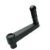 BN 21220 - Crank handles with revolving handle and black-oxide steel boss (Elesa® MT-AT), black