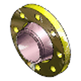 GB/T9120.2-2000 PN40 M - Loose plate steel flanges with welding neck collar with raised face
