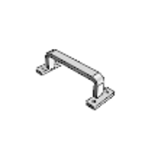 SUG-90 - Metal One-Piece Pull Handles - Front Mounted