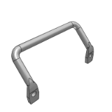 LB35A - Angle handle - diagonal pull type - side mounted type