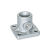 BKG - Base Plate Connector Clamps, Aluminum, with grub screw, Stainless Steel