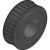 HTD 5M-15 - HTD Profile timing belt pulleys for taper bushes