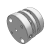 SDWA-31 - Double Disk Type Coupling / Set Screw Type