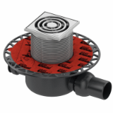 TECEdrainpoint S 120 drain set standard - with Seal System universal flange