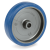 73P6CB - "SIGMA ELASTIC" rubber wheels, polyamide 6 centre, plain bore