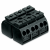 862-593 to 862-2693 - 4-CONDUCTOR DEVICE CONNECTORS SNAP-IN FEET AT POS. 1+3 3 POLE