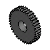 FBU120 - Spur Gears - 1.25 Module 16mm Bore 10mm Face Hubless Style - 20° Pressure Angle